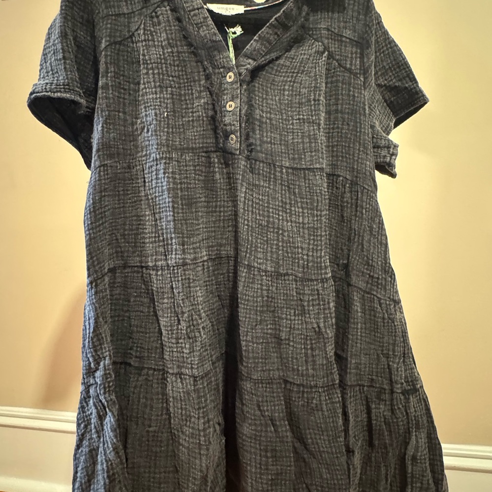 UMGEE #3 - NWT Gauze Women's “Ash” Textured Top (bin A) Plus